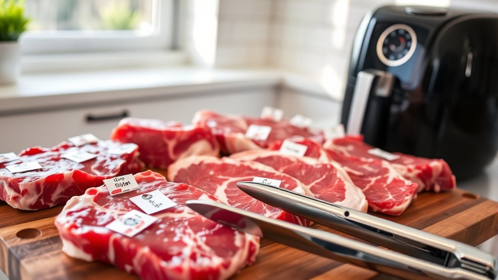 choose tender marbled beef