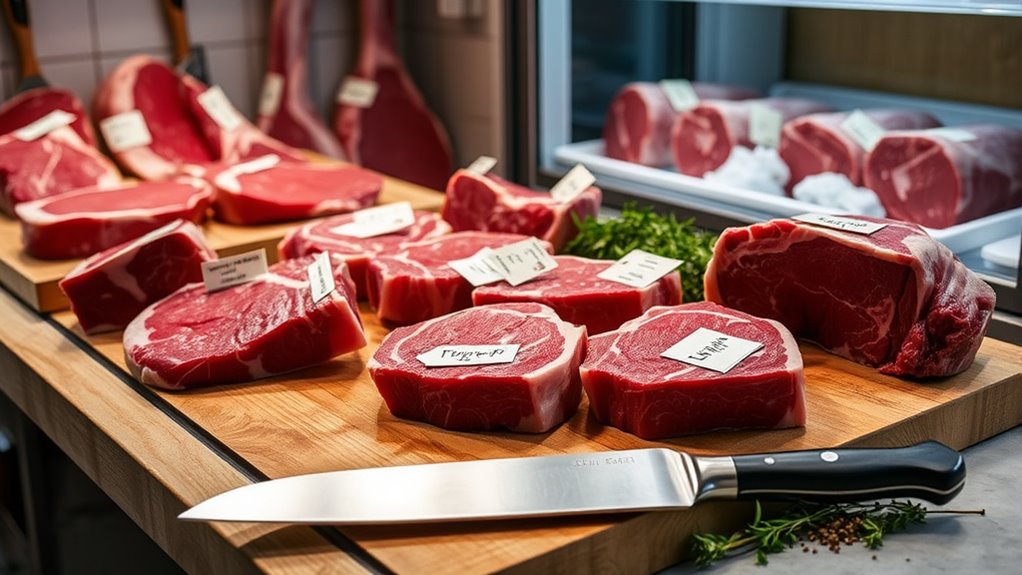 choose well marbled uniform cuts