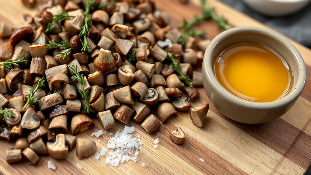 fresh mushroom duxelles seasoning