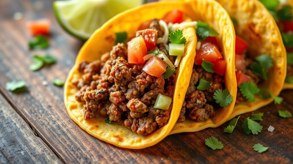 ground beef provides most