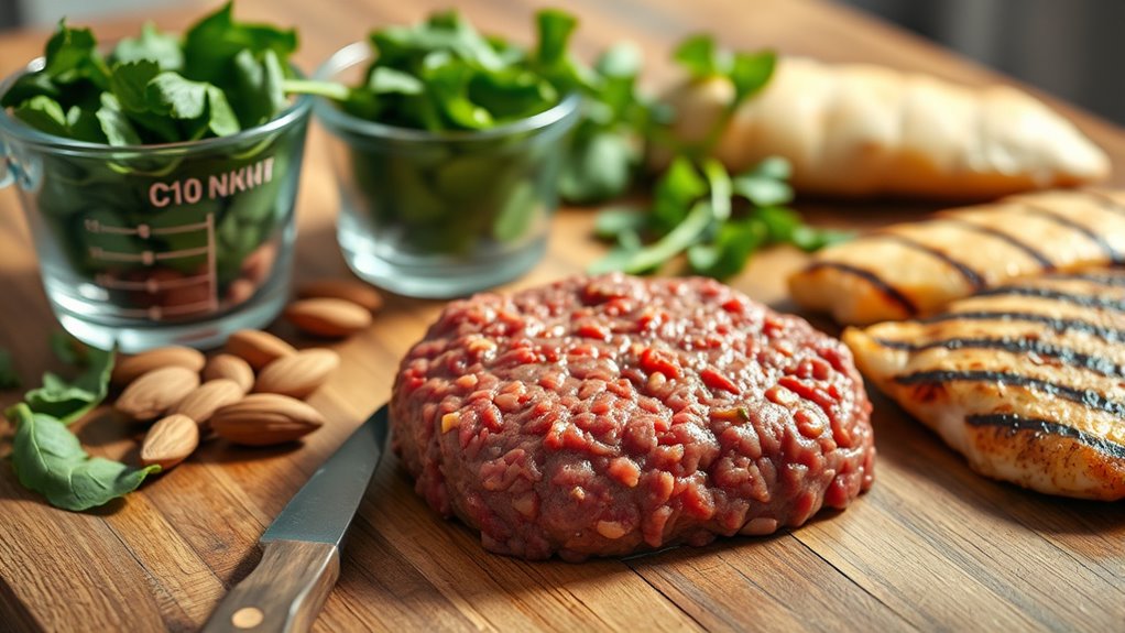 ground beef vs other proteins