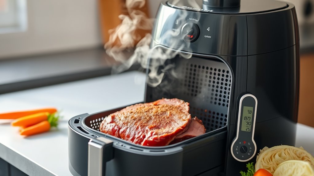 maintain proper cooking temperature