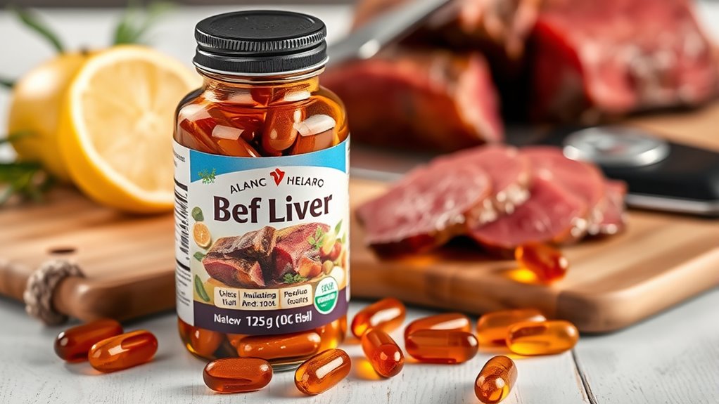 nutrient rich beef liver capsules
