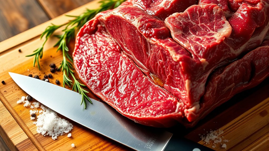 prepare beef before grilling