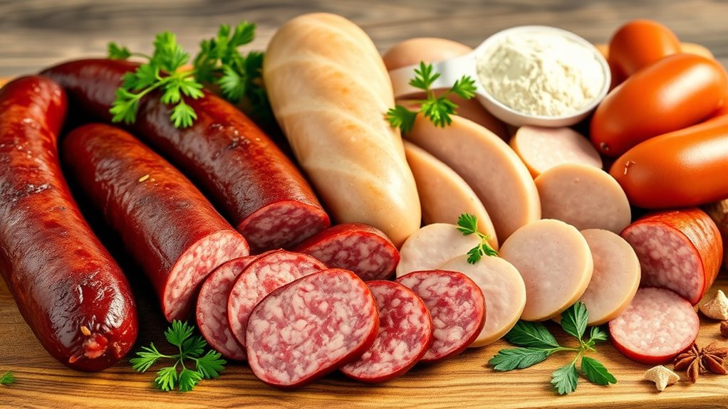 sausage protein content comparison