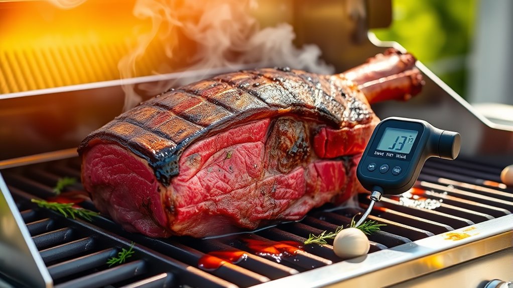 sear indirect heat monitor