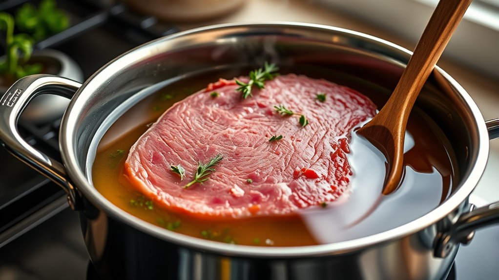 add liquid reheat gently