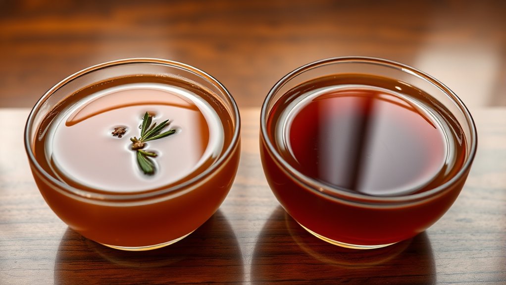 clarified pure beef broth