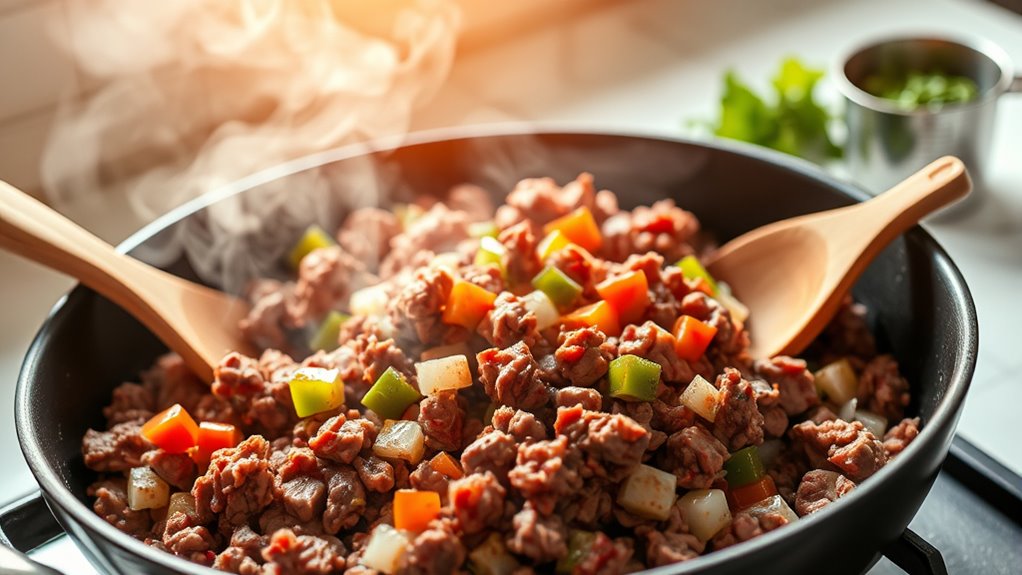 cook lean beef carefully