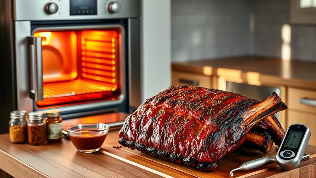 preheat oven prepare rack