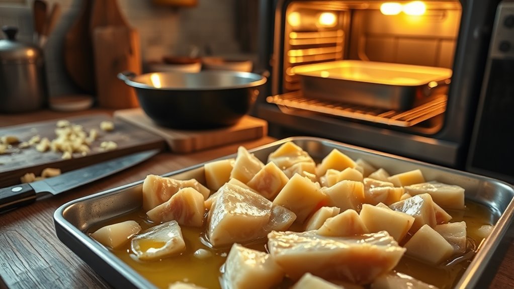 select fresh clean beef fat