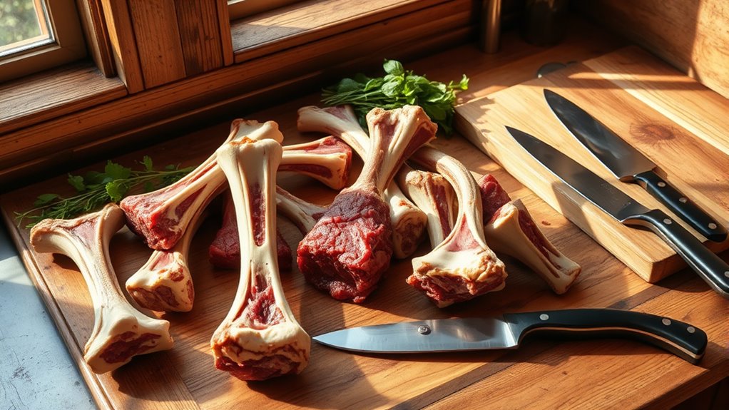 select rinse roast bones