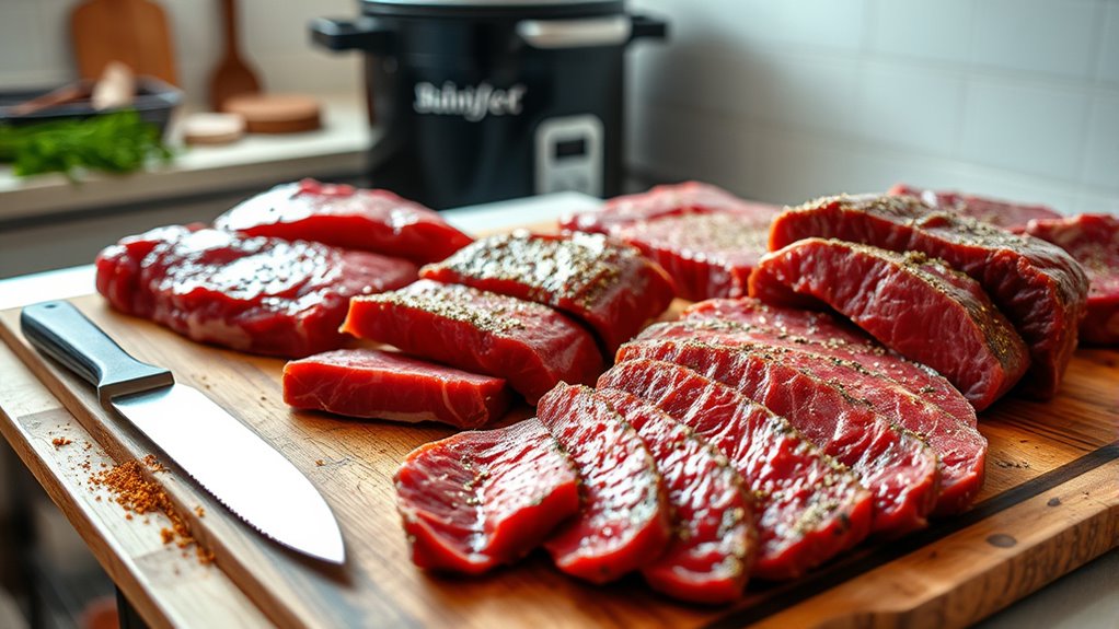 trim freeze slice evenly