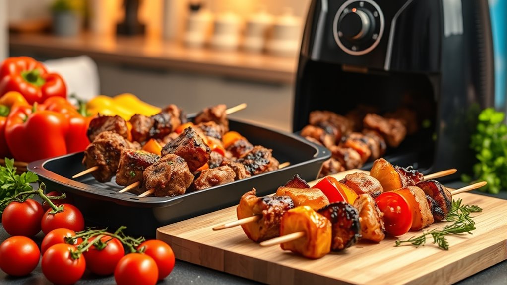 air fryer beef kabob recipe