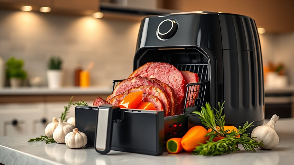 air fryer corned beef preparation