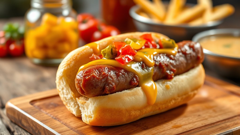 beef hot dog calories