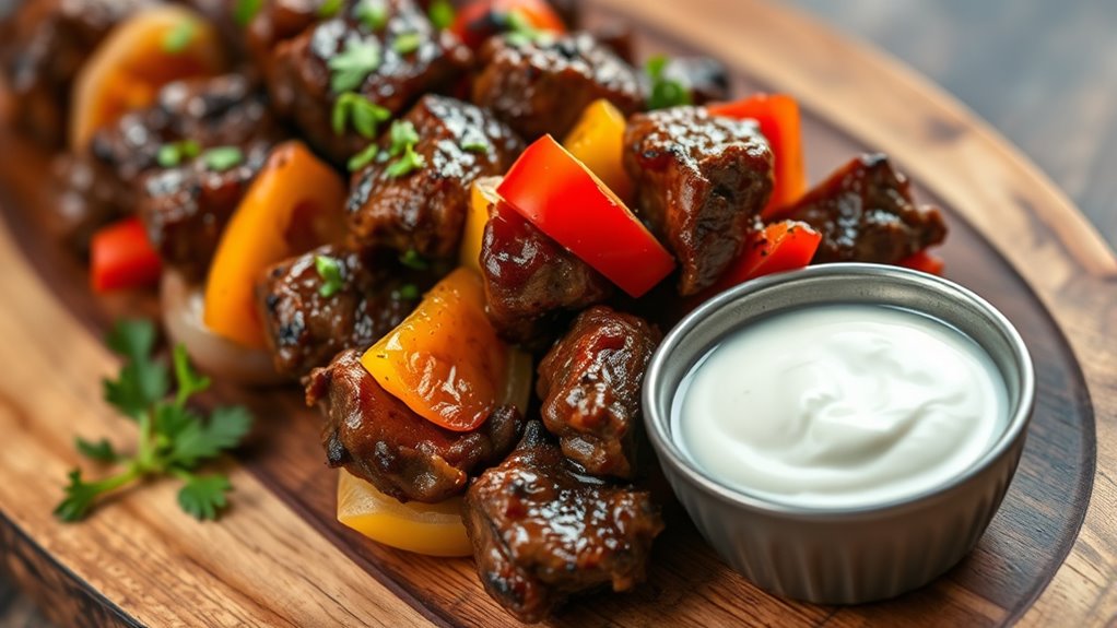beef kebab protein content