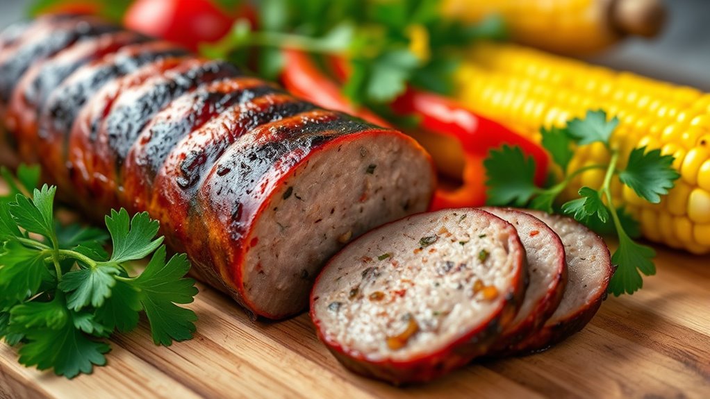 beef sausage protein content