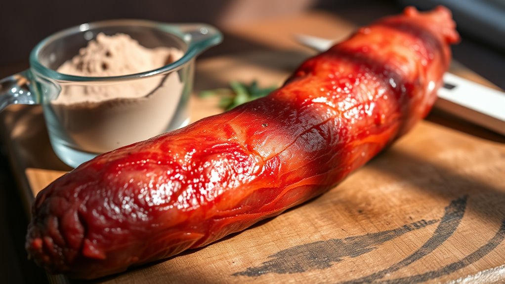 beef stick protein content