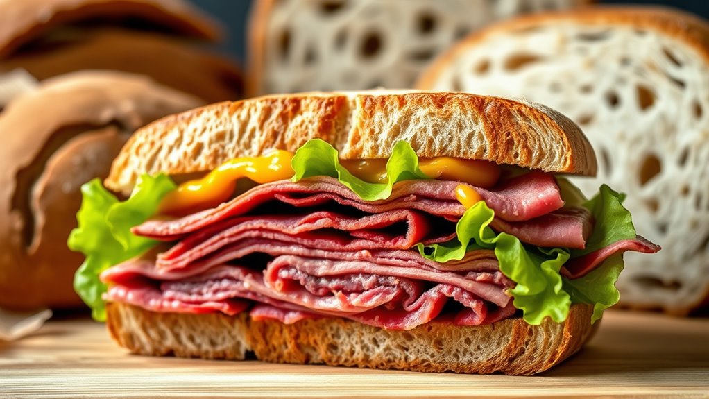 bread calorie comparison table