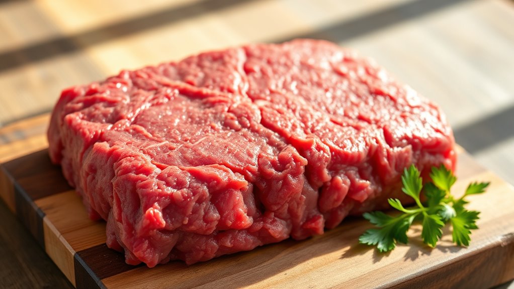 calorie breakdown of lean beef