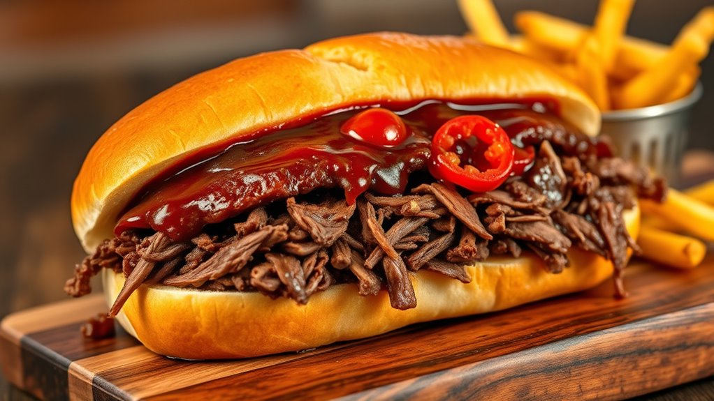 calorie content of italian beef