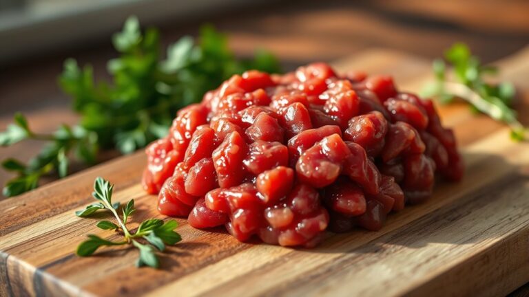 calorie count in ground beef