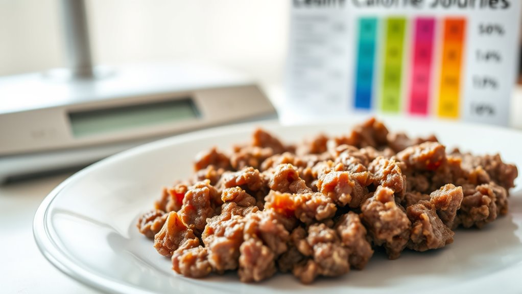 calorie differences by lean