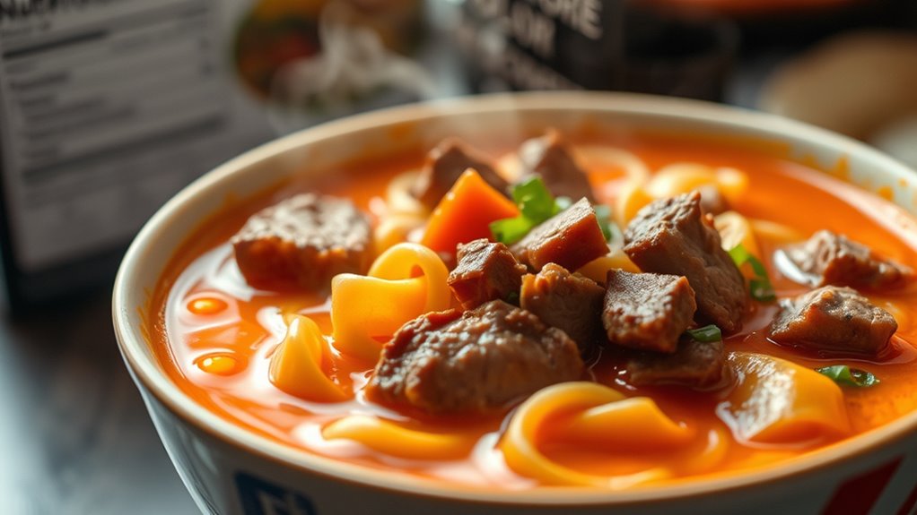 calorie range per serving