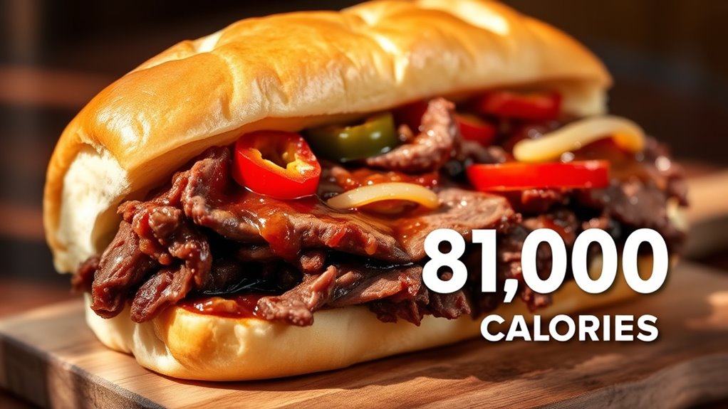 calorie range varies significantly