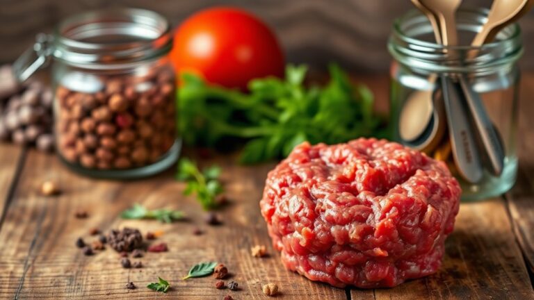calories in ground beef