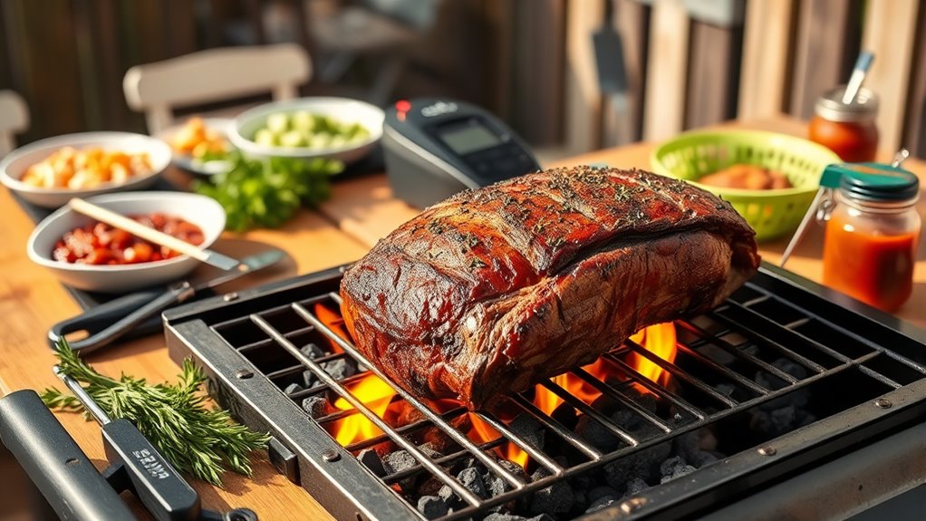 grill beef follow steps