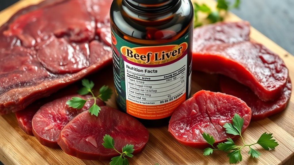 nutrient rich beef liver supplements