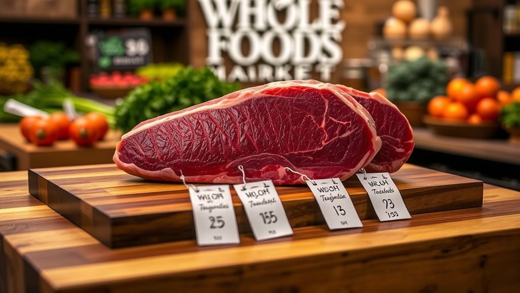premium sustainable beef options