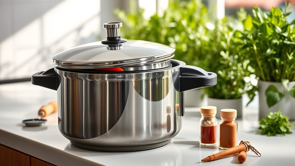 proper pressure cooker setup