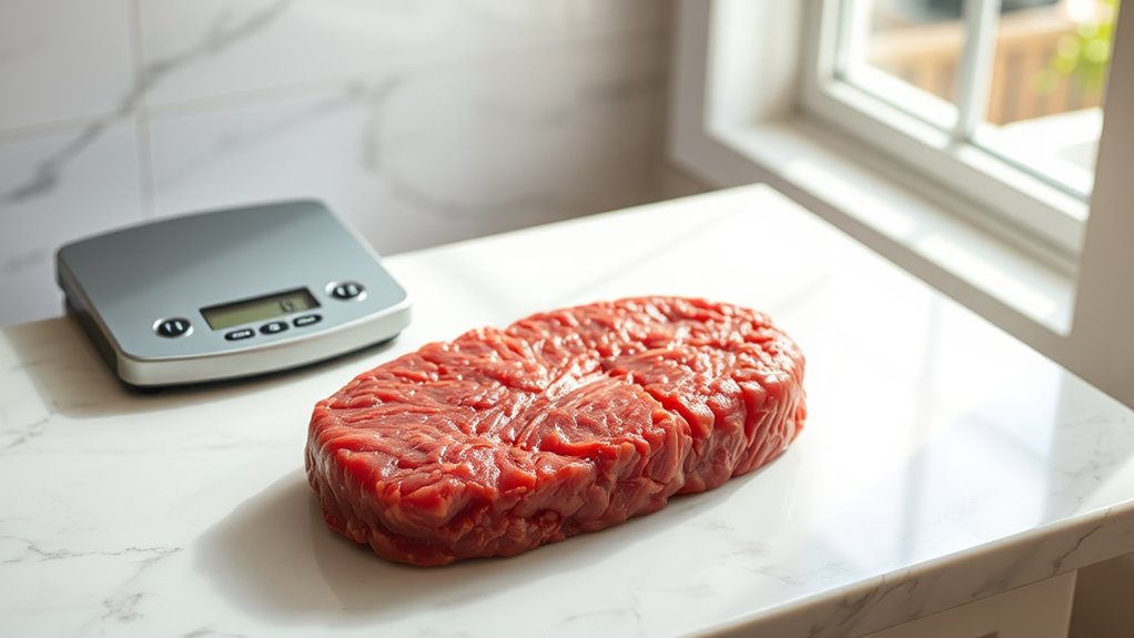 protein content in ground beef