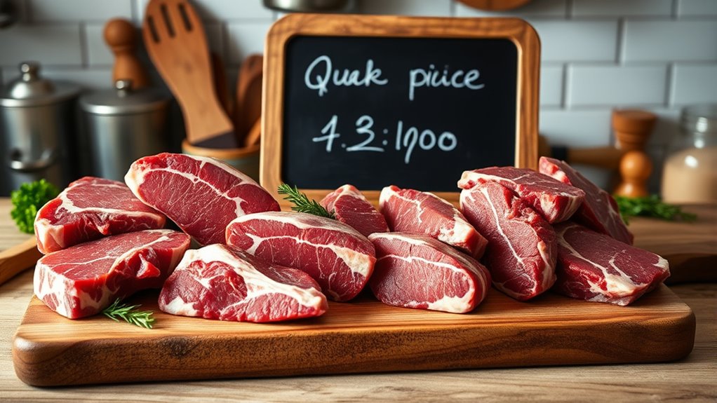 quarter beef price estimates
