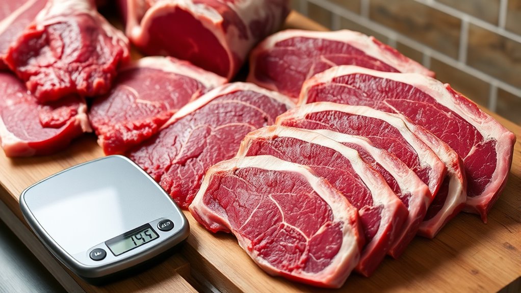 quarter cow weight calculation