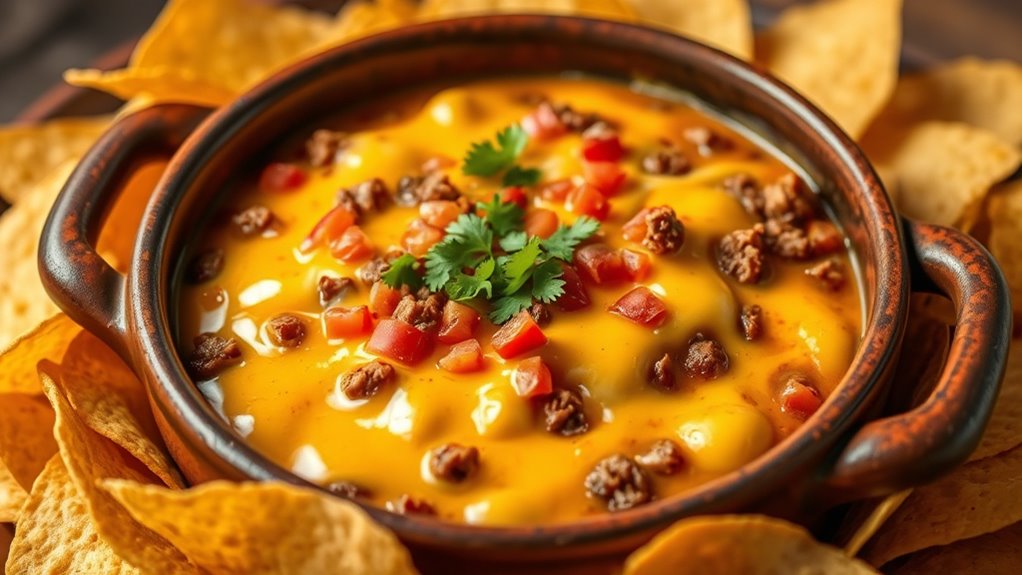 rotel cheese beef dip calories