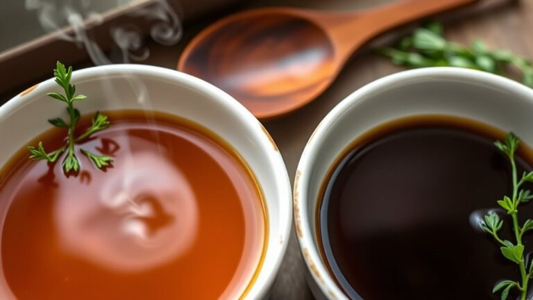 beef consomm versus au jus