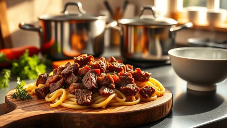 cook canned beef noodles