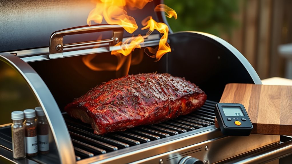 preheat position monitor smoke